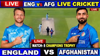 🔴Live ENG vs AFG 8th ODI  Live Scores amp Commentary  England vs Afghanistan  2nd Innings [upl. by Nevla]