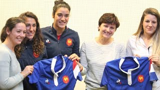 Roxana Maracineanu au soutien du rugby féminin [upl. by Mahsih]