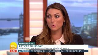 Luisa Zissman Comments on Fat Cat Pay Gap  Good Morning Britain [upl. by Dougherty]