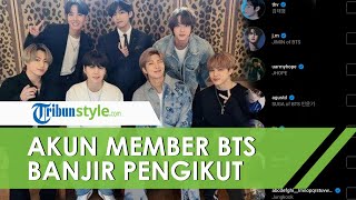 Baru 1 Hari Buat Akun Instagram Pribadi Member BTS Banjir Pengikut Nama Akun Jungkook Paling Unik [upl. by Truman790]