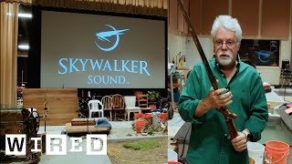 Foley Artist Peter Burgis demonstrates movie sound effects [upl. by Heiskell592]