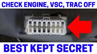 Part 4 How To Fix Your Check Engine VSC Trac Off Warning Lights With Zero Point Calibration [upl. by Ermengarde]