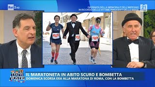 Il maratoneta in bombetta  I Fatti Vostri 21032024 [upl. by Brittan]