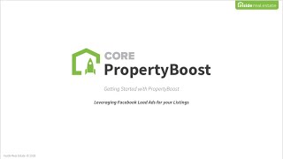 Product Demo  PropertyBoost Easy Facebook marketing for your listings 01252021 [upl. by Llednew]