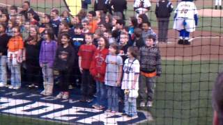 National anthem at trenton thunder [upl. by Lleinad]