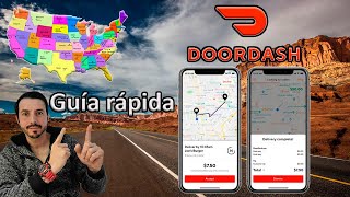 ¿Cómo trabajar a DoorDash en los Estados Unidos 💪Fácil y Rápido [upl. by Swane13]