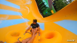 4K Colossal Curl Water Thrill Ride  Water County USA  Water Park [upl. by Lennej]