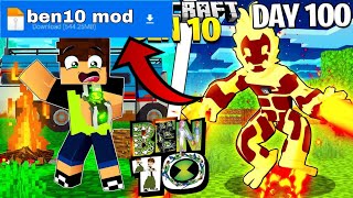 BEN 10 All OMNITRIX In One MODBEN10 MOD For Minecraft pe 119120ben10ben10modpeminecraftmod [upl. by Arahahs]