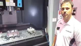 Hurco VMX6030Ti 3Axis Vertical Mill  IMTS 2016 Demo [upl. by Mashe868]