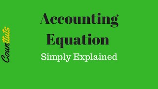 Accounting Equation Basics  Accounting For Beginners [upl. by Niltiac]