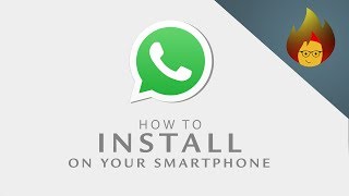 How to Install WhatsApp on your Smartphone  WHATSAPP [upl. by Kingsbury]