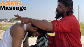 ASMR Massage Therapy By Bengali Baba  Head Back Arm Massage bengalibaba [upl. by Hamian]