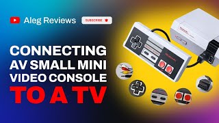 Connecting AV small mini video console to a TV [upl. by Tena312]