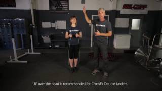 How to size a jump Rope for Double Unders [upl. by Ymme]