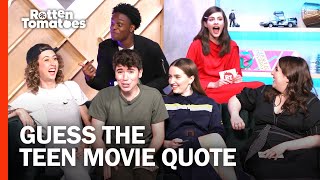 The Booksmart Cast Play Guess the Teen Movie Quote  Rotten Tomatoes [upl. by Benoit]