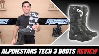 Alpinestars Tech 3 Boots Review at SpeedAddictscom [upl. by Naret646]