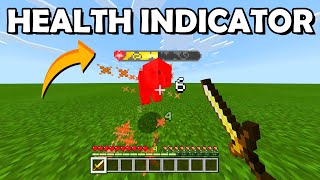 Health and Damage Indicator  Minecraft PE Resource Pack Only [upl. by Harsho]