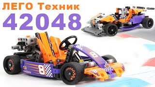 ENG subtitles Обзор ЛЕГО Техник 42048 Гоночный карт  LEGO Technic 42048 Race cart [upl. by Fiden]