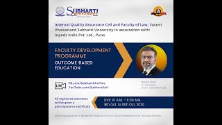 FACULTY DEVELOPMENT PROGRAMME ON OUTCOME BASED EDUCATION [upl. by Notnroht]