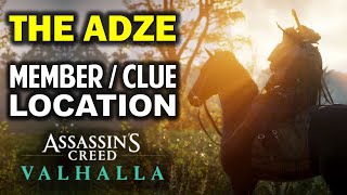 The Adze Order Member amp Clue Location  AC Valhalla Order of the Ancients Guide [upl. by Stephania]