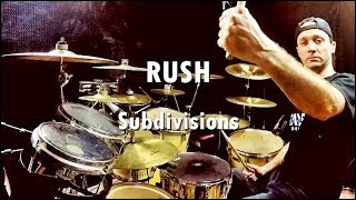 RUSH  Subdivisions  Drum Cover [upl. by Lleuqar328]