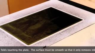 Photogravure Printing in real time [upl. by Ennybor404]