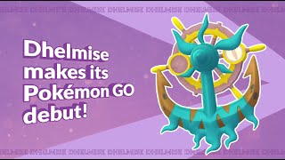 Dhelmise makes its Pokémon GO debuts in raids [upl. by Bekah444]