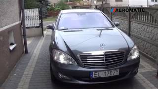 Airmatic regeneracja wymiana tylnych poduszek Mercedes S320 CDI W221 4matic naprawa aeromaticpl [upl. by Tome]