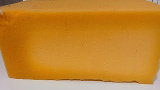 ASMR  Bread Loaf Foam Sponge Dry Slicing 🍞 Oddly Satisfying [upl. by Kaia]