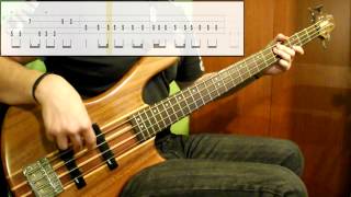 Red Hot Chili Peppers  Dani California Bass Cover Play Along Tabs In Video [upl. by Colver333]