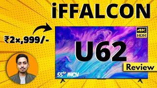 iFFALCON U62 Google TV With 4K HDR  U62 Review 2023 [upl. by Leilani]