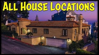 GTA 5 Online ALL NEW HOUSE LOCATIONS INTERIORS amp PRICES Executive DLC [upl. by Colson197]