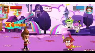 Super Brawl 2  Arcade Mode Jimmy Neutron Vs Timmy Turner [upl. by Wendel331]