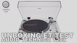 Unboxing et test Audio Technica LP120x [upl. by Nnhoj376]