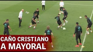 El caño de Cristiano a Borja Mayoral  Diario AS [upl. by Cresida]