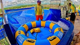 Familyfriendly Water Ride Rafting Slide at SplashMania WaterPark [upl. by Kassie]