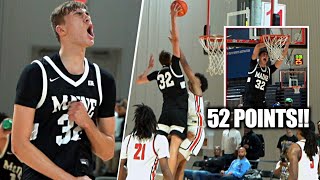 Cooper Flagg Drops INSANE 52 POINTS At Nike EYBL In Atlanta [upl. by Kareem117]