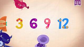 Learn Number Twelve 12 in English amp Counting Math by Endless Alphabet Kids Educational Video [upl. by Nomrej]