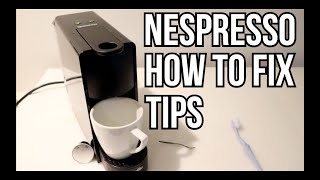 NESPRESSO HOW TO FIX No Coffee Flow Troubleshooting Maintenance [upl. by Chimene]