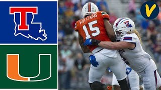 La Tech vs Miami Highlights  2019 Independence Bowl Highlights  College Football [upl. by Eppillihp308]