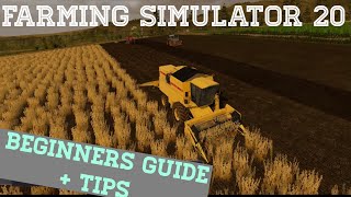 Beginners guide to Farming Simulator 20 [upl. by Ammamaria]