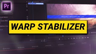 How To STABILIZE your SHAKY FOOTAGE Premiere Pro Tutorial [upl. by Ingelbert]