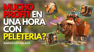 ¿Realmente Renta ser Peletero y Farmear cuero Tier1 a Tier4 Pongamoslo a Prueba Albion Online [upl. by Boyes]