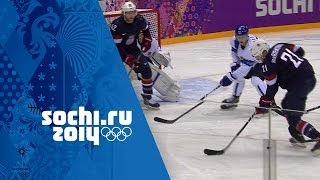 Ice Hockey  USA 0  5 Finland  Mens Full Bronze Medal Match  Sochi 2014 Winter Olympics [upl. by Lorinda546]