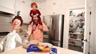 COOKiNG with ADLEY who controls DAD  Disney Ratatouille [upl. by Royce501]