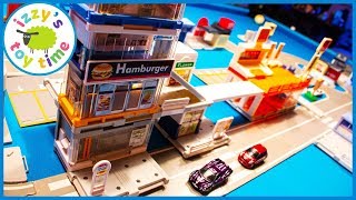 HAMBURGER TOWN TOMICA CITY Cars with Hot Wheels TOMY and more [upl. by Chuck]