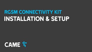 RGSM Connectivity Kit Installation amp Setup [upl. by Morez]