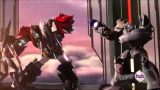 Transformers beast hunters Optimus prime vs Megatron [upl. by Aihtniroc91]