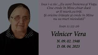 Inmormantare Velnicer Vera [upl. by Coulter]