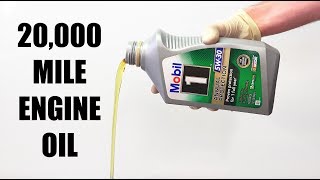 Can Engine Oil Last 20000 Miles — Mobil 1 Annual Protection [upl. by Hanafee]